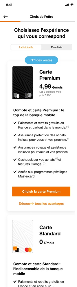 Premium offer with social proof badge